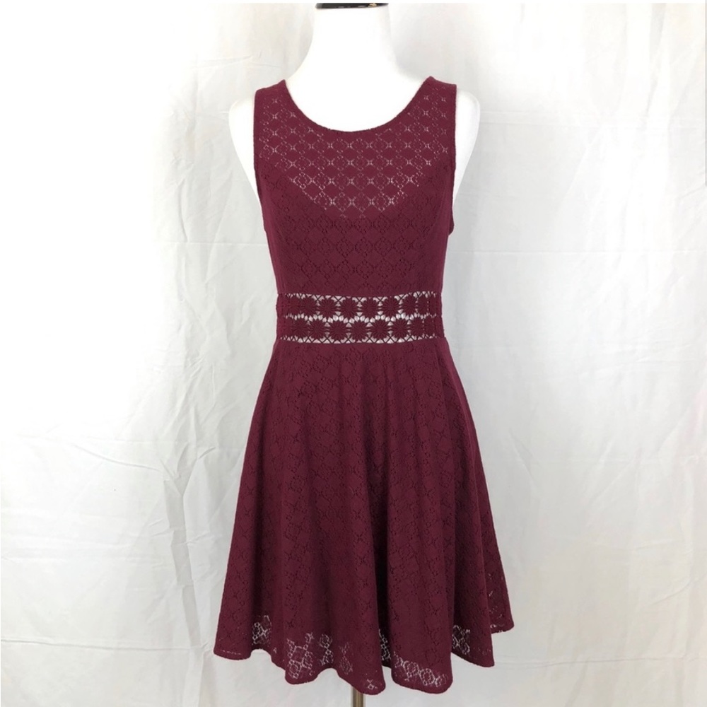 Free People Daisy Lace Fit and Flare Dress